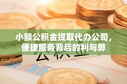 兴山小额公积金提取代办公司，便捷服务背后的利与弊