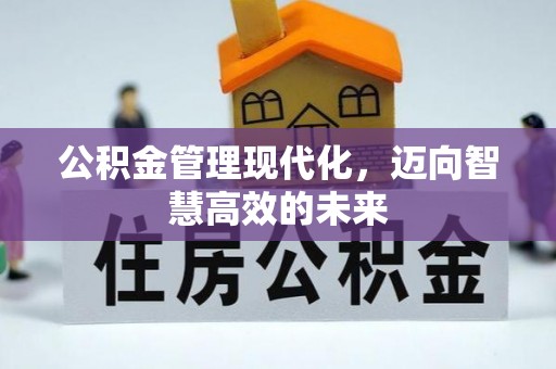 兴山公积金管理现代化，迈向智慧高效的未来